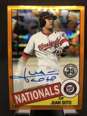 Juan Soto #85TCA-JS Baseball Cards 2020 Topps Chrome 1985 Autographs Prices