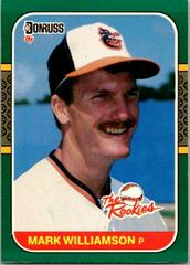 Mark Williamson Baseball Cards 1987 Donruss Rookies Prices