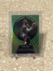 LeBron James [Green Flood] #6 Basketball Cards 2021 Panini Obsidian Tunnel Vision Prices