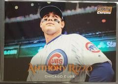 Anthony Rizzo [Orange Refractor] Baseball Cards 2019 Stadium Club Chrome Prices