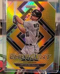 Bryan Reynolds [Gold Prizm] #E-11 Baseball Cards 2022 Panini Prizm Emergent Prices
