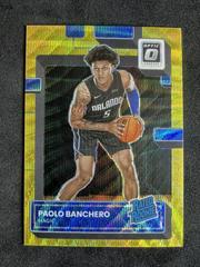 Paolo Banchero [Gold Wave] #221 Basketball Cards 2022 Panini Donruss Optic Prices