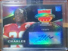 Jamaal Charles [Jersey Autograph Black Refractor] Football Cards 2008 Bowman Sterling Prices