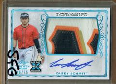 Casey Schmitt [Platinum] #PA-CS1 Baseball Cards 2020 Leaf Trinity Patch Autographs Prices