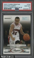 Stephen Curry [Draft Picks Light Blue] #230 Basketball Cards 2009 Panini Prestige Prices
