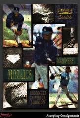 Rodriquez, Griffey Jr, Johnson Baseball Cards 1996 Zenith Mozaics Prices