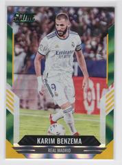Karim Benzema [Green Laser] Soccer Cards 2021 Panini Score FIFA Prices