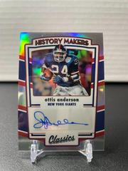 Ottis Anderson Football Cards 2022 Panini Classics History Makers Autographs Prices