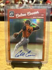 Colton Cowser [Orange] #1990-CC Baseball Cards 2023 Panini Donruss Optic Retro 1990 Signatures Prices