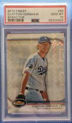 Clayton Kershaw [Xfractor] Baseball Cards 2012 Finest Prices