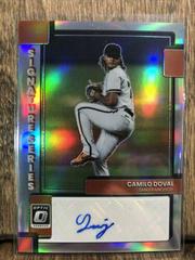 Camilo Doval #SIGS-CD Baseball Cards 2022 Panini Donruss Optic Signature Series Prices