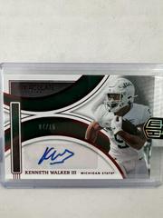 Kenneth Walker III [Ruby] #II-KWA Football Cards 2022 Panini Immaculate Collegiate Introductions Autographs Prices