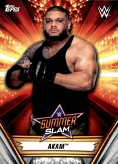 Akam #1 Wrestling Cards 2019 Topps WWE SummerSlam Prices