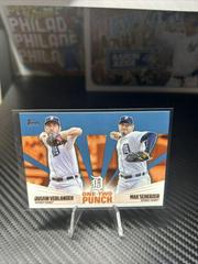 Justin Verlander, Max Scherzer [Blue] #12P-17 Baseball Cards 2023 Topps One Two Punch Prices