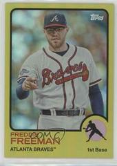 Freddie Freeman [Gold] #3 Baseball Cards 2014 Topps Archives Prices