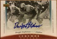 Dwight Stephenson Football Cards 2006 Upper Deck Legends Legendary Signatures Prices