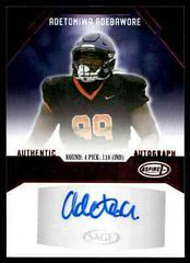 Adetomiwa Adebawore #A-AA Football Cards 2023 Sage Autographs Prices