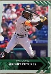 Oneil Cruz [Green] Baseball Cards 2022 Topps X Juan Soto Prices