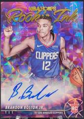 Brandon Boston Jr. [Hyper Gold] Basketball Cards 2021 Panini Hoops Rookie Ink Autographs Prices