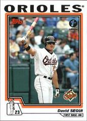 David Segui Baseball Cards 2004 Topps Prices