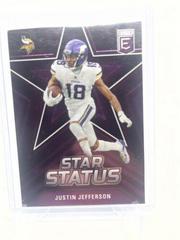 Justin Jefferson [Purple] #6 Football Cards 2023 Panini Donruss Elite Star Status Prices