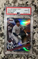 Aaron Judge [Refractor] #1 Baseball Cards 2017 Bowman's Best Prices