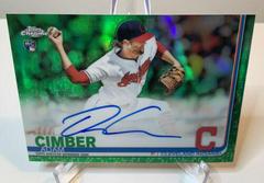Adam Cimber [Green Refractor] Baseball Cards 2019 Topps Chrome Rookie Autographs Prices