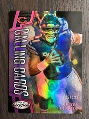 Justin Fields [Pink] #CALL-13 Football Cards 2023 Panini Certified Calling Prices