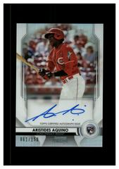 Aristides Aquino [Refractor] #AA Baseball Cards 2020 Bowman Sterling Rookie Autographs Prices