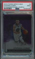 Stephen Curry [Purple] #9 Basketball Cards 2019 Panini Impeccable Stainless Stars Prices
