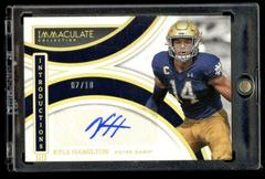 Kyle Hamilton [Gold] #II-KHA Football Cards 2022 Panini Immaculate Collegiate Introductions Autographs Prices
