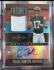 Dorian Thompson Robinson [Ruby] #FAPS-39 Football Cards 2023 Panini Legacy Futures Patch Autographs Prices