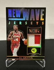 AJ Griffin [Prime] #NWJ-AJG Basketball Cards 2022 Panini Noir New Wave Jerseys Prices