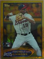 Andrelton Simmons [Gold] #US232 Baseball Cards 2012 Topps Update Prices