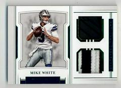 Mike White [Emerald] Football Cards 2018 National Treasures Rookie Dual Materials Prices