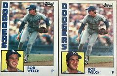 Bob Welch #722 Baseball Cards 1984 Topps Prices