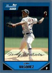Sendy Vasquez #BP105 Baseball Cards 2007 Bowman Prospects Prices