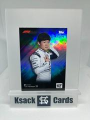 Yuki Tsunoda [Blue] Racing Cards 2022 Topps Lights Out Formula 1 Prices