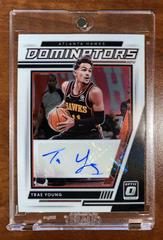 Trae Young #DS-TYG Basketball Cards 2021 Panini Donruss Optic Dominators Signatures Prices