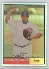 Carlos Zambrano #C133 Baseball Cards 2010 Topps Heritage Chrome Prices