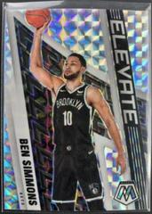 Ben Simmons [Mosaic] Basketball Cards 2021 Panini Mosaic Elevate Prices