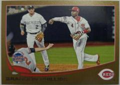 Brandon Phillips [Gold] Baseball Cards 2013 Topps Update Prices