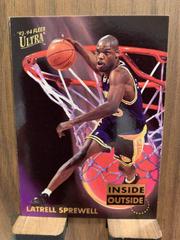 Latrell Sprewell Basketball Cards 1993 Ultra Inside Outside Prices