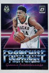 Giannis Antetokounmpo [Pink] #17 Basketball Cards 2018 Panini Donruss Optic Franchise Features Prices