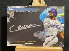 Ezequiel Duran Baseball Cards 2023 Topps Inception Silver Signings Prices