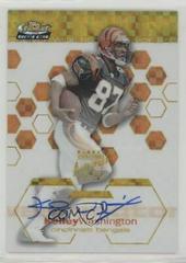 Kelley Washington [Autograph Gold Xfractor] #128 Football Cards 2003 Topps Finest Prices