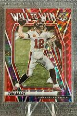 Tom Brady [Red Mosaic] Football Cards 2021 Panini Mosaic Will to Win Prices