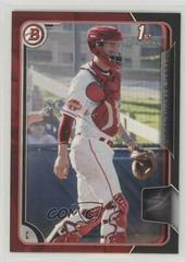 Tyler Stephenson [Black and Red-Asia Exclusive] #13 Baseball Cards 2015 Bowman Draft Prices