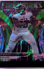 Calvin Ridley [Green Ice Prizm] #F-7 Football Cards 2021 Panini Prizm Fireworks Prices