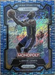 LeBron James [Blue Shimmer] Basketball Cards 2023 Panini Prizm Prices